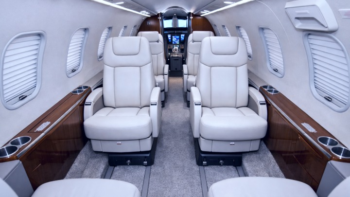 Learjet 45XR Jet Interior